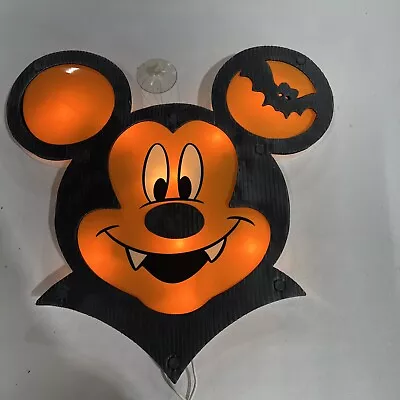 Disney Mickey Mouse Vampire Halloween Lite Up Decoration • $24.99