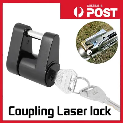 $15.19 • Buy Hitch Pad Pin Lock Coupling Laser Lock Snap On Latch Tow Ball Caravan Trailer