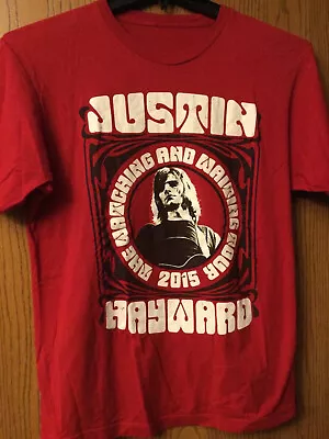 Justin Hayward Moody Blues - 2015 Red Tour Shirt Classic Unisex S-5XL CC4625 • $18.99