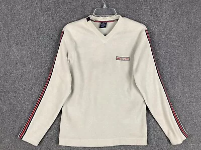 Nautica Fleece Men's Small Pullover 100% Polyester V-Neck Adults S • $14.99