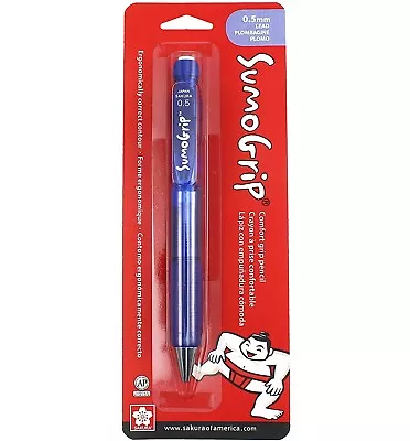 Sakura Sumo Grip Comfort Grip Mechanical Pencil 0.5mm Blue Barrel Pack Of 1 • $9.96