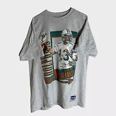 Vintage Miami Dolphins Dan Marino Statistics T-Shirt • £45