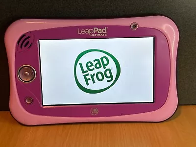 Second Hand Pink Leapfrog Leappad Ultimate Handheld Tablet Console Tested • $65