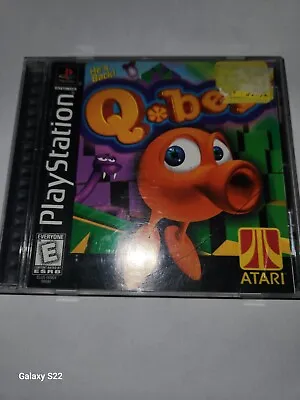 Q*bert (Sony PlayStation 1 1999) PS1 Black Label Complete With Manual • $13