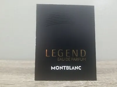 New Mont Blanc Legend Pour Homme Eau De Parfum Spray 0.04 Oz/ 1.2 Ml Men Cologne • $10.99