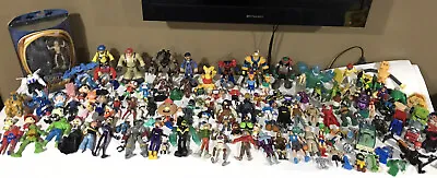 Huge Action Figures Lot Transformers Beyblades DC Rescue Heroes Ryan’s World Lot • $85