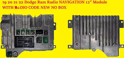 19 20 21 22 Dodge Ram Radio NAVIGATION Uconnect Module FOR THE 12  DISPLAY • $999