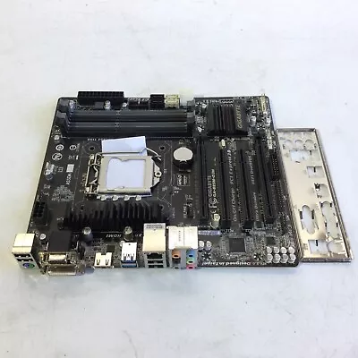 Gigabyte GA-B85M-D3H Motherboard MATX LGA 1150 DDR3 HDMI DVI USB3.1 + I/O Shield • $51.35