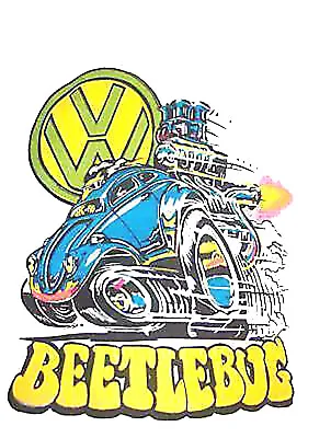 VW Beetle Bug T-shirt  Vintage 70's Classic  NOS   0092  S.M.L Or XL • $17.95
