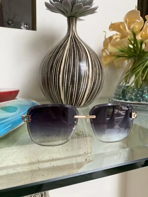 $49.95 • Buy Quay  Gold Rim    Sunglasses +case+cloth