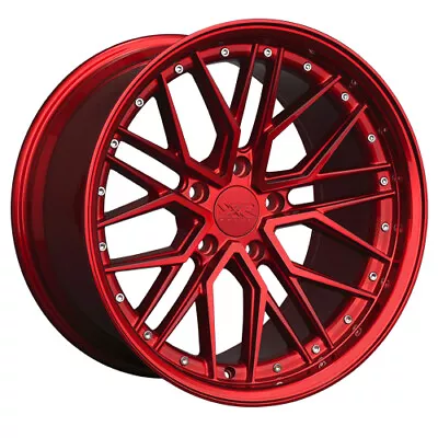 18x8.5 Candy Red Wheels XXR 571 5x100 35 (Set Of 4)  73.1 • $949