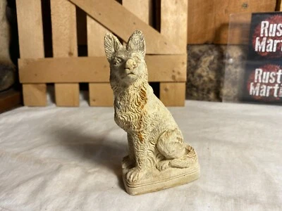 $7.79 • Buy Vintage Chalkware Plaster German Shepherd Dog Figurine