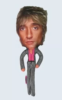 ROD STEWART 15  DOLL Handmade Stuffed Plush Toy Action Figure Cloth Fleece Music • $58.43