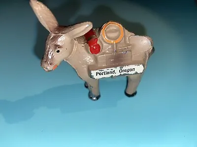 Donkey Or Pack Mule Japan Hand Painted Vintage Metal Figurine Animal Portland OR • $10