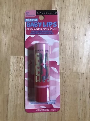 Maybelline Baby Lips Glow Lip Balm 01 MY PINK NEW • $5.99