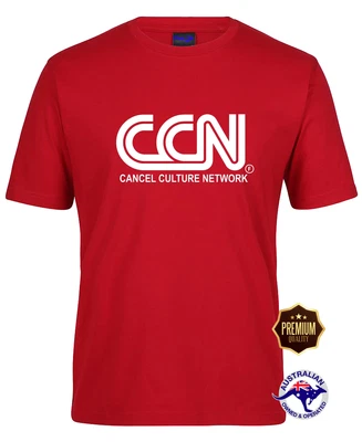 $29.99 • Buy Fake News Cancel Culture Network Mens Funny Donald Trump T-shirt Social Media