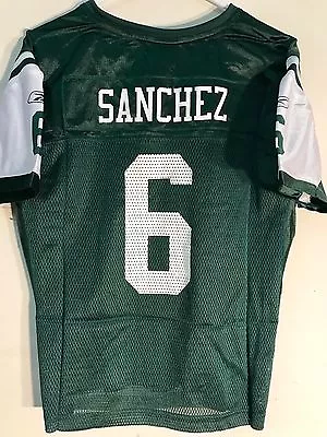 Reebok Women's NFL Jersey Jets Mark Sanchez Green Sz L • $9.99