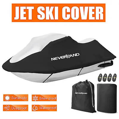 $55.99 • Buy NEVERLAND Jet Ski Cover 3 Seat Waterproof For Yamaha Sea-Doo Kawasaki Up To 135 
