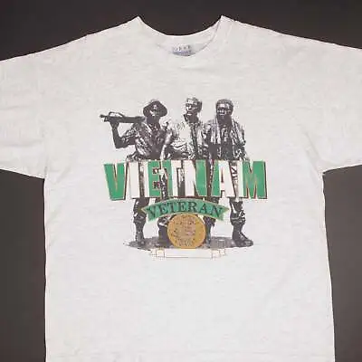 Vintage Us Army Vietnam Veteran Tee Shirt 1990s Size Xl Made In Usa • $50