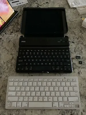 2 LOT Keyboards: ZAGGfolio For Ipad And SPARIN Ultraslim Keyboard • $59