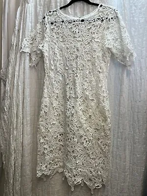 Womens Dress Size 12 White BNWT  • £16.50