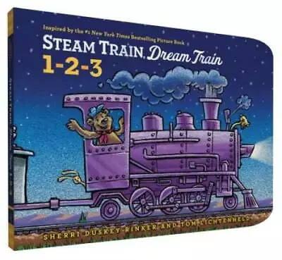 Steam Train Dream Train 1-2-3 - Board Book By Sherri Sherri Duskey - GOOD • $4.48
