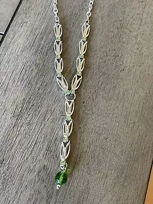 $8 • Buy “V” Style Necklace Made With Swarovski Crystals