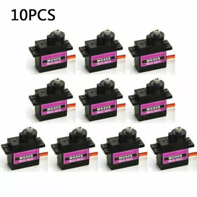 5/10 Pcs MG90S Micro Servo Motor Metal Gear For RC Helicopter Airplane • $27.99