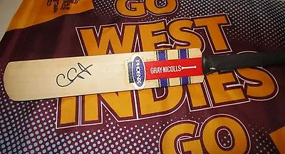 $125 • Buy Chris Gayle (West Indies) Signed Gray Nicolls Phoenix  Mini Cricket Bat + COA