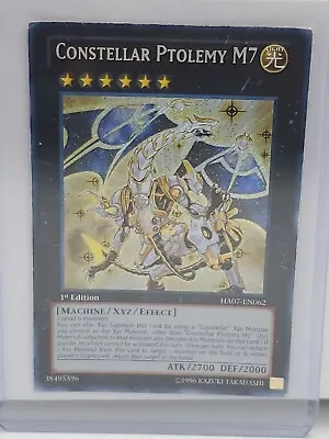 Yugioh Constellar Ptolemy M7 1st Edition Secret Rare HA07-EN062 NM • $15