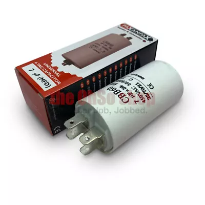 Universal 7uf Capacitor CBB60 Start Run Motor For Hotpoint Creda Tumble Dryer • £7.20