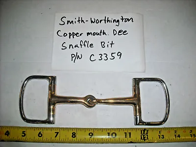 Stainless Steel Copper Mouth English Or Western D-Ring Dee Ring Snaffle Bit • $24.97