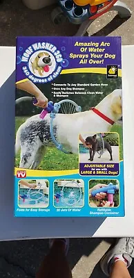 NEW - Woof Washer 360 Pet Dog Washing Station Adjustable Bathing Ring Cleaner • $14.99