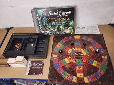 £6.99 • Buy Lord Of The Rings Trivial Pursuit DVD Trilogy Edition Game (2004) Complete 