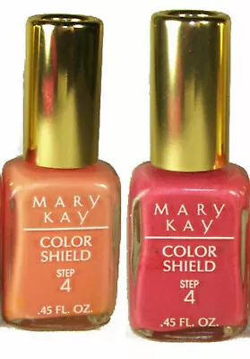 2 Mary Kay New Nail Polish Peach Blossom & Pink Dawn Manicure Pedicure • $1.99