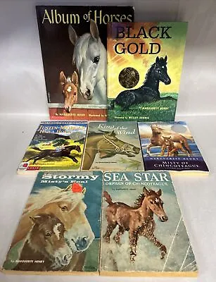 Lot Of 7 Marguerite Henry Horse Books King Misty Sea Star Morgan Black Gold • $20