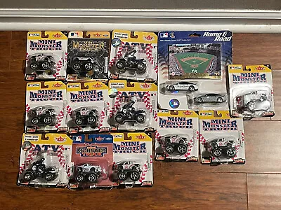 Baseball New York Yankees Toy Lot Mini Monster Truck Atv Fleer Baseball New Rare • $45