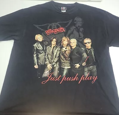 Vintage Aerosmith Just Push Play 2001 Concert Shirt Xl Has Small Imperfection... • $40