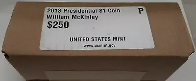 $650 • Buy 2013-P William McKinley Presidential Dollar Sealed Box Of 250 BU 1$ Coins  