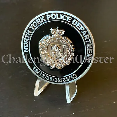 D1 Metropolitan TORONTO POLICE North York Police CHALLENGE COIN Serialized • $39.99
