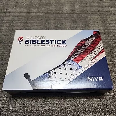 Military BibleStick Dedicated Audio Headphone Bible Player New Testament NIV • $9.95