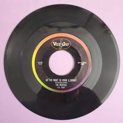 The Beatles Us 45 Vee Jay Vj 587 Do You Want To Know A Secret 587.01 • $25