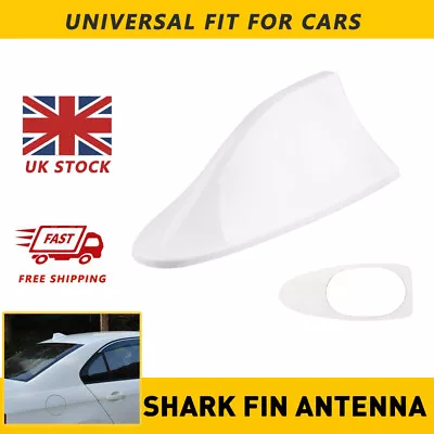 Universal Car Roof Radio AM/FM Signal Shark Fin Antenna Ariel Carbon Fiber UK • £9.79