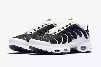 Nike Air Max Plus Mens Sizes White Black CT1094-102 • $152.96