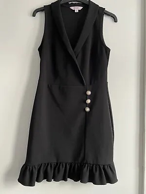 Miss Selfridge Dress - Uk Petite Size 6 - Black • $12.45