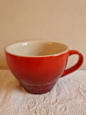 Le Creuset Large 400ml Cappuccino Cup In Cerise Red New Unused • £17.50