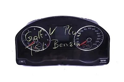 Speedometer Original VW Golf Plus Petrol Engine 5M0920870 Speedometer Instrument Cluster Car • $80.95