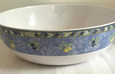 Royal Doulton Carmina Large Melamine Salad Pasta Picnic Camping Bowl 28cm X 9cm • £29.99