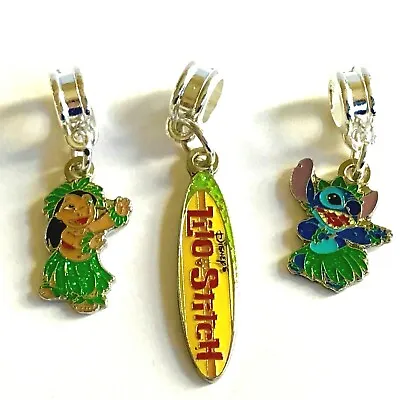 Vintage Disney Lilo & Stitch Charms European Bead For Charm Bracelet Necklace • $14.99