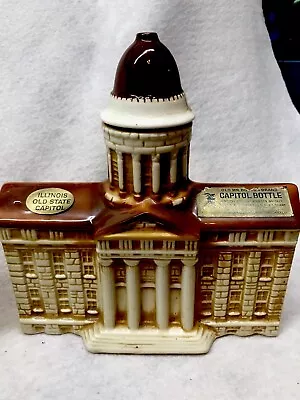 1970 Vintage ILLINOIS OLD STATE CAPITOL -Mr. Boston Decanter-Empty • $5